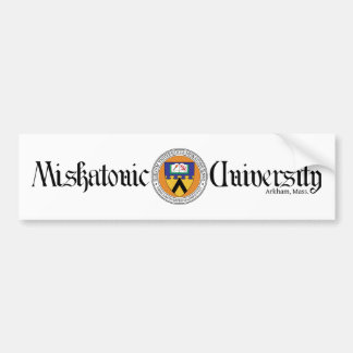 Miskatonic University Bumper Sticker