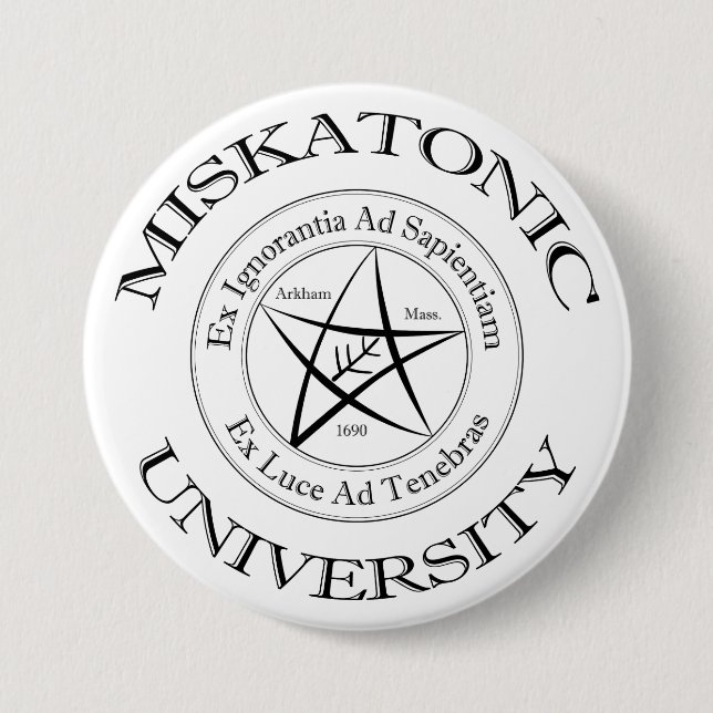 Miskatonic University Button (Front)