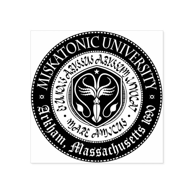 Miskatonic University Great Seal - Kraken Stamp (Imprint)