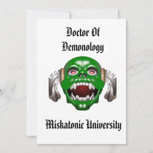 Miskatonic University Invitation