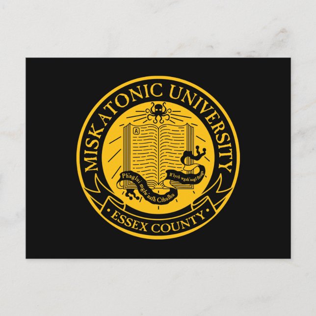 Miskatonic University Postcard (Front)