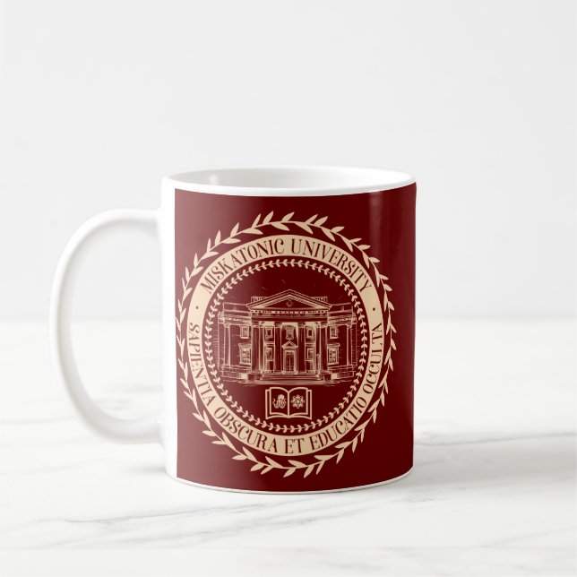 Miskatonic University Seal Coffee Mug (Left)