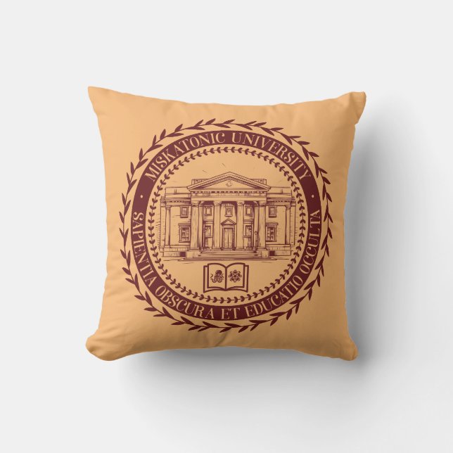 Miskatonic University Seal Cushion (Front)