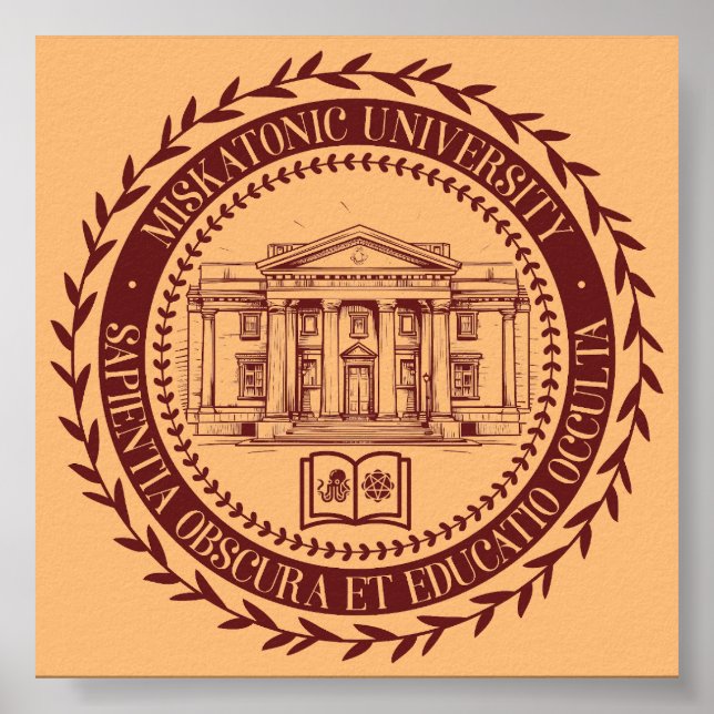 Miskatonic University Seal Poster (Front)