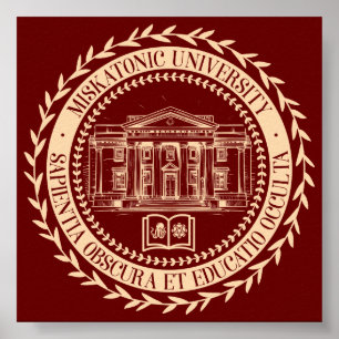 Miskatonic University Seal Poster