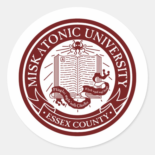 Miskatonic University Sticker (Front)
