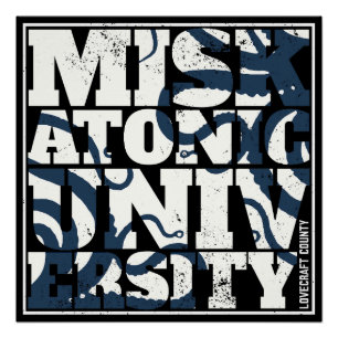 Miskatonic University Tentacles Lovecraftian Poster