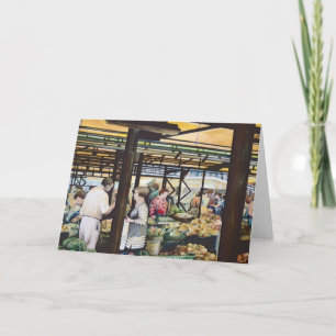 Miskolc’s Farmers’ Market Greeting Card