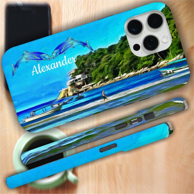 Mismaloya Fishing Boats 0346 Case-Mate iPhone Case (Creator Uploaded)