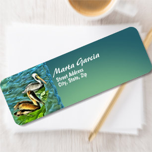 Mismaloya Pelicans 0329 Address Return Address Label