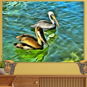 Mismaloya Pelicans 0329 Art Print