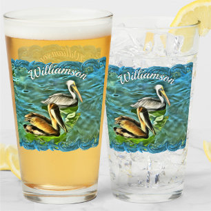 Mismaloya Pelicans 0329 Beer Glass