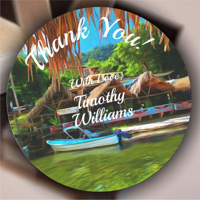 Mismaloya River 0331 Classic Round Sticker (Creator Uploaded)