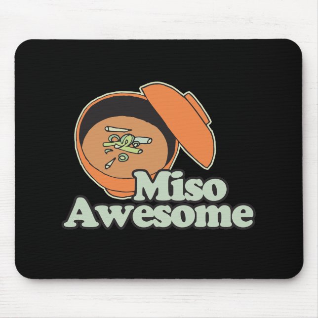 Miso Awesome Mouse Pad (Front)