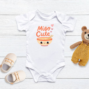 Miso Cute Baby , Adorable Ramen-Themed Baby Gift, Bodysuit