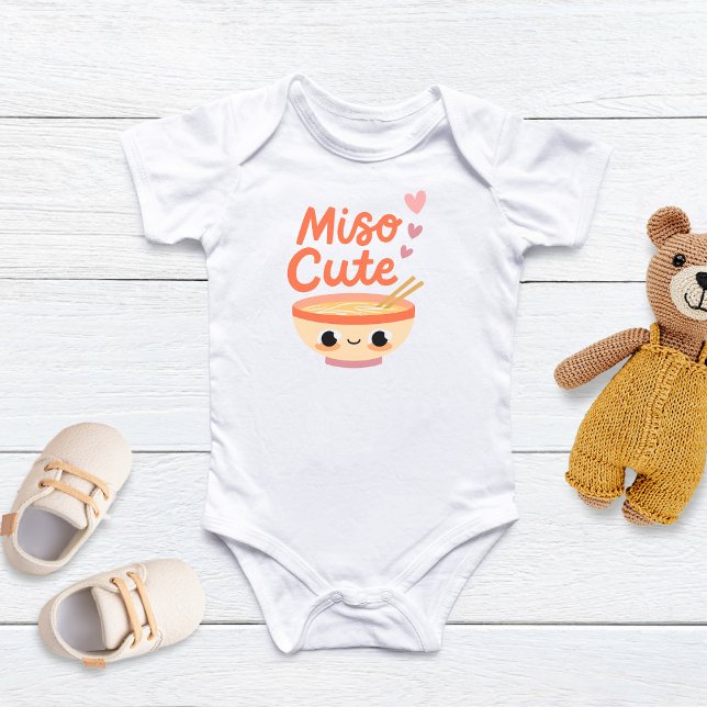Miso Cute Baby , Adorable Ramen-Themed Baby Gift,  Bodysuit (Creator Uploaded)