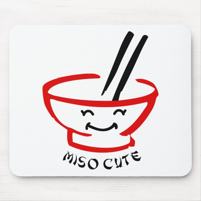 Miso Cute Mouse Pad (Front)