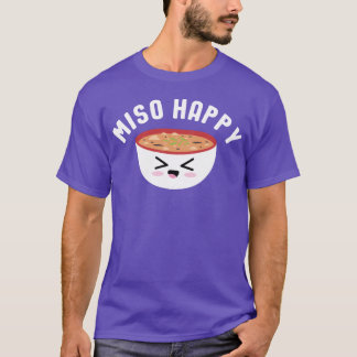 Miso Happy Japanese Food Pun vintage T-Shirt