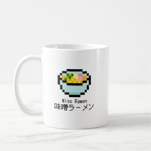 Miso Ramen Retro Pixel Art Coffee Mug