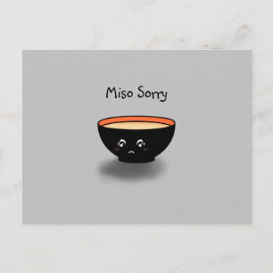 "Miso Sorry" Apology Card