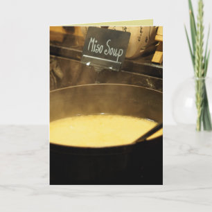 MISO SOUP GET WELL GREETING CARD
