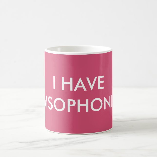 Misophonia Mug 3 - Pink (Center)