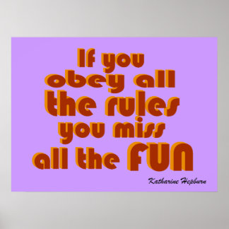 Miss all the Fun! Poster