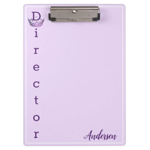 Miss America Crown Clipboard-Director Clipboard