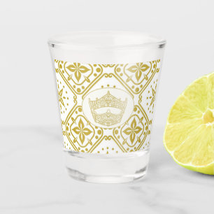 Miss America Crown Coronation Shot Glass