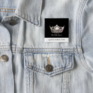 Miss America Ladies Director Custom Button Pin