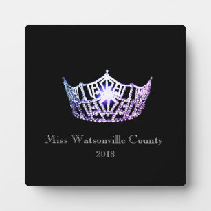Miss America Lilac Crown Titleholder Plaque