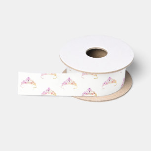 Miss America Multi Pink Tiara Crown Satin Ribbon