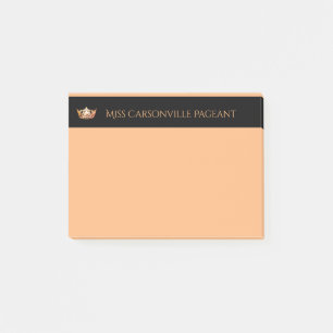 Miss America Orange Crown & Name Post-it-Notes Post-it Notes