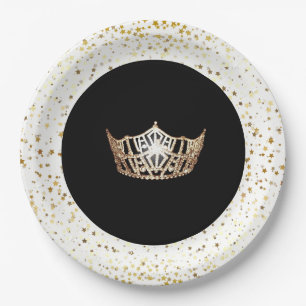 Miss America Pageant Party Paper Plates-Stars Plate