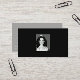 Miss America Photo Business Cards