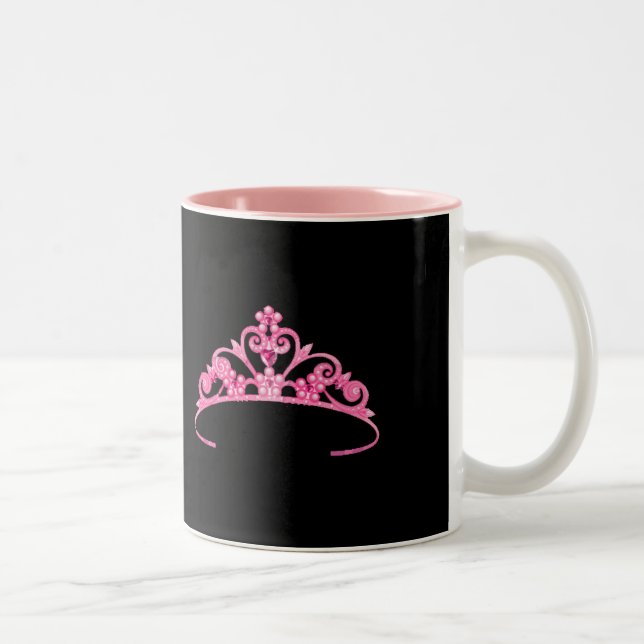 Miss America Rodeo style Pink Pageant Crown  Mug (Right)