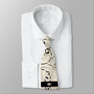 Miss America Silver Crown Men's Flourish Tie