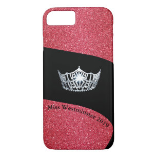 Miss America Silver Crown Phone Cases-Custom iPhone 8/7 Case