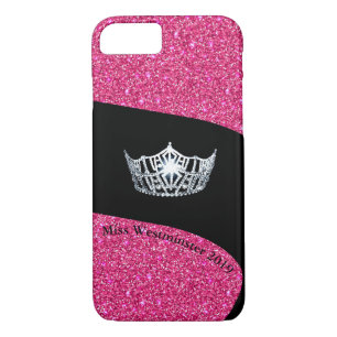Miss America Silver Crown Phone Cases-Custom iPhone 8/7 Case