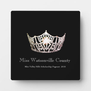 Miss America Silver Crown Titleholder Plaque