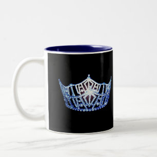 Miss America style Blue Crown  Mug