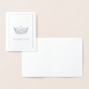 Miss America Style Crown  Foil Card
