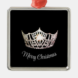 Miss America Style Crown Ornament