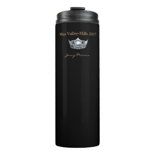 Miss America style Crown Thermal Tumbler