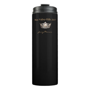 Miss America style Crown Thermal Tumbler