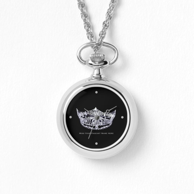Miss America style Custom Crown Wrap Around Watch (Front)