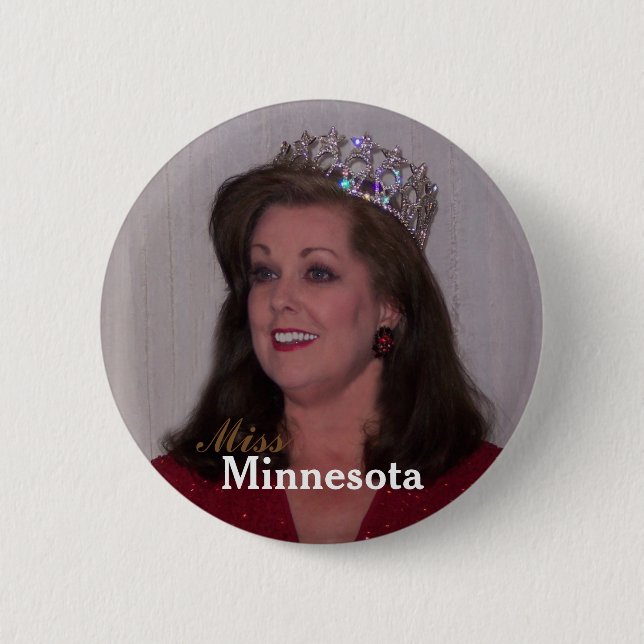 Miss America Style Custom Pageant Buttons (Front)