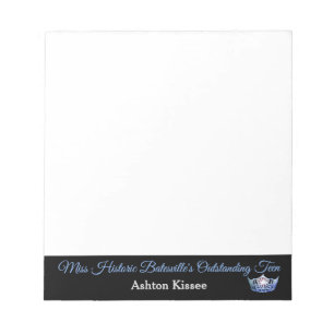 Miss America style Pageant Crown Autograph Pad