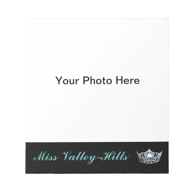 Miss America style Pageant Photo Autograph Pad (Front)