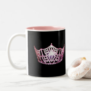 Miss America style Pink Crown Mug